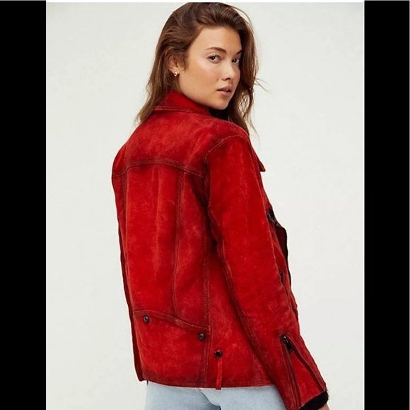 Free People Jealousy Suede Moto Jacket - Picture 2 of 13